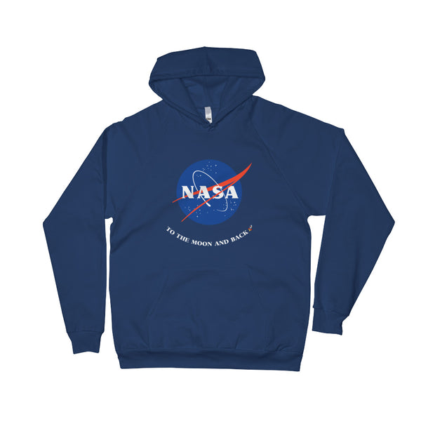 Navy NASA To the Moon and Back Hoodie