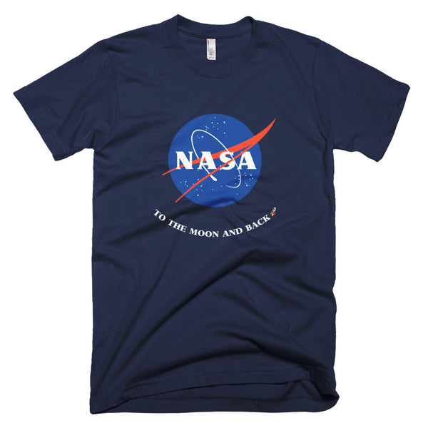 Navy NASA To the Moon and Back T-Shirt