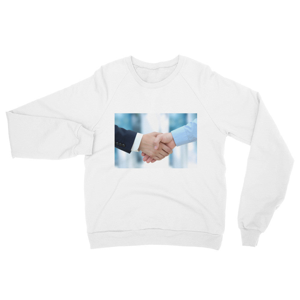Firm handshake between business associates (Sweatshirt)