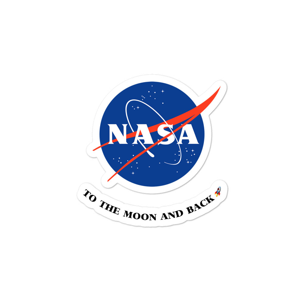 NASA - To the Moon and Back Sticker – Don Comodo
