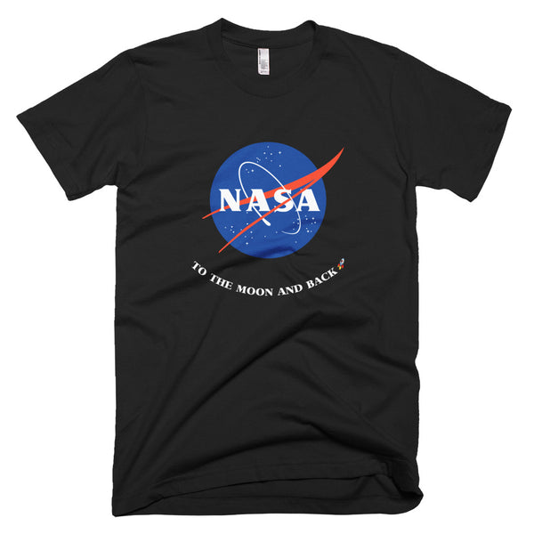 Black NASA To the Moon and Back T-Shirt