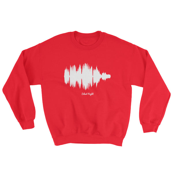 Silent Night Waveform (Red Christmas Sweater)