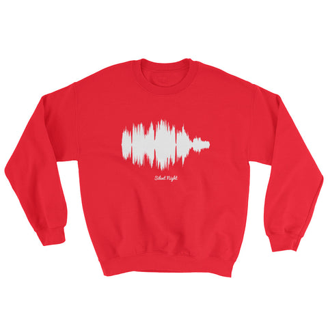 Silent Night Waveform (Red Christmas Sweater)